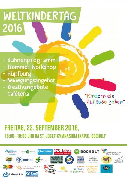 Weltkindertag in Bocholt - Bühnenprogramm am Kapu