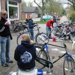 Fahrradputzaktion der Firmlinge