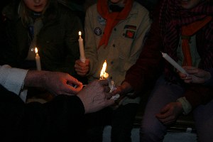 Friedenslicht nach Bocholt geholt