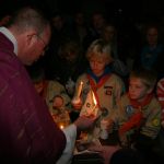 Friedenslicht nach Bocholt geholt