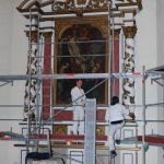 Anstrich der St. Helena Kirche