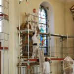 Anstrich der St. Helena Kirche