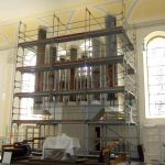 Neuer Anstrich für die Klais-Orgel