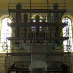Neuer Anstrich für die Klais-Orgel