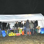 Agapefeier nach der Osterliturgie und Osterfeuer 