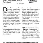 Hoffnungsworte der Osterzeit Kalenderwoche 5