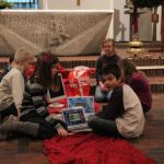 Schüler machen den Weg frei!....beim Gottesdienst in Barlo