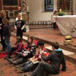 Schüler machen den Weg frei!....beim Gottesdienst in Barlo