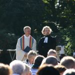 Ökumenischer Erntedankgottesdienst bei strahlendem Sonnenschein