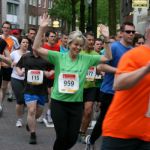 Spontane Läufer und super Stimmung