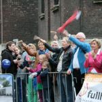 Spontane Läufer und super Stimmung