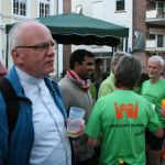 Spontane Läufer und super Stimmung