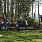 Aufräumaktion auf dem Spielplatz in Barlo