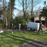 Aufräumaktion auf dem Spielplatz in Barlo