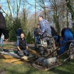 Aufräumaktion auf dem Spielplatz in Barlo