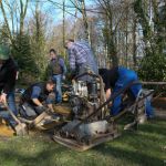 Aufräumaktion auf dem Spielplatz in Barlo