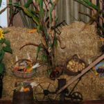 Früchteteppich in der St. Helena-Kirche