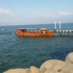 Israelreisende auf dem See Genesareth