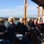 Israelreisende auf dem See Genesareth