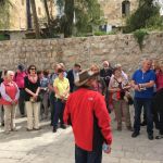 Die Israel-Pilger auf der Via Dolorosa