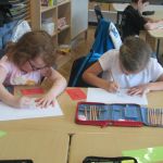 Schulbesuch der Vorschulkinder aus der Kita St. Helena in der Barloer Grundschule