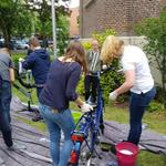 Fahrradputzaktion 2017 - Die Fahrradtour kann starten!