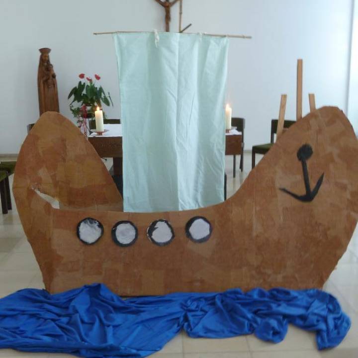 Hl. Kreuz Entlasskinder fühlen sich in Noahs Arche geborgen