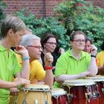 Musik und gute Stimmung beim Konzertabend im Pfarrgarten