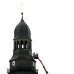 Reparaturarbeiten am Liebfrauenkirchturm 