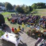 Ökumenischer Erntedankgottesdienst bei strahlendem Sonnenschein