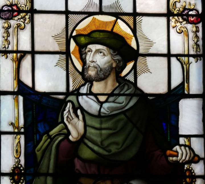 100 Jahre Kirchenfenster in St. Helena (2) – Hl. Isidor