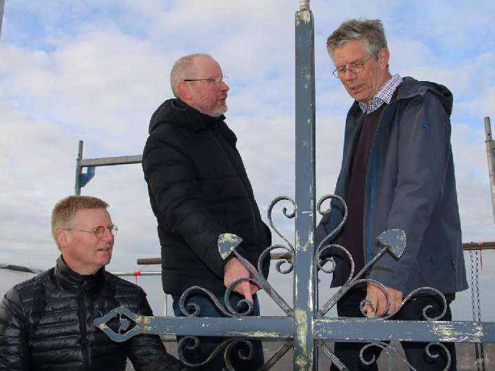 Mit dem BBV gemeinsam die Turmbaustelle begutachtet