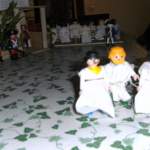 Osterkrippe mit Playmobilfiguren