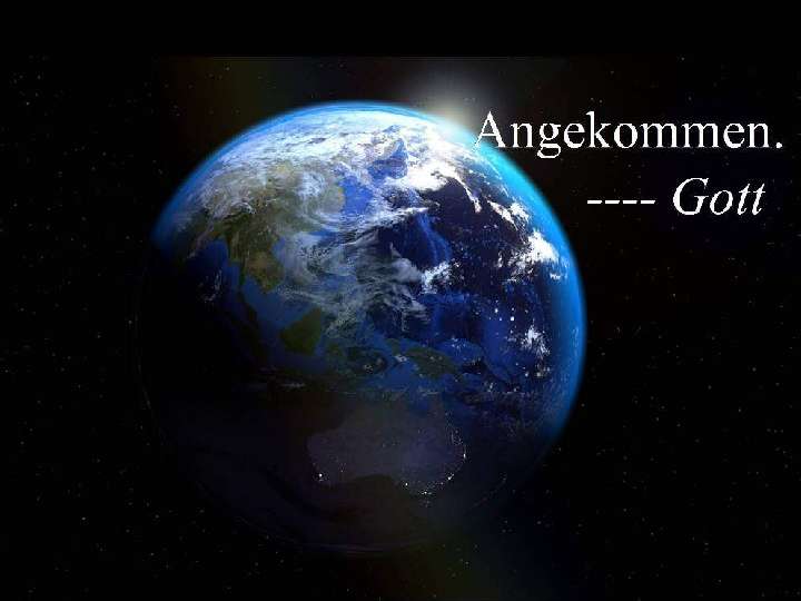 Impuls am Abend - Angekommen