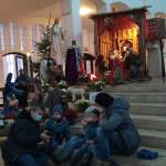 Heilig Kreuz Kita Kinder auf dem Weg zur Krippe