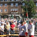 Gemeinsame Fronleichnamsfeier auf dem Marktplatz