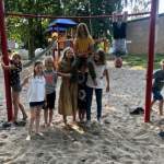 Kinder- und Jugendchor Herz-Jesu heute mal sehr sportlich