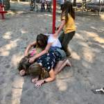 Kinder- und Jugendchor Herz-Jesu heute mal sehr sportlich