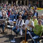 Gemeinsamer Gottesdienst zu Fronleichnam auf dem Marktplatz