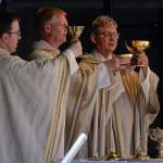 Gemeinsamer Gottesdienst zu Fronleichnam auf dem Marktplatz