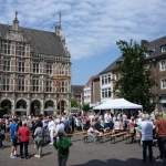 Gemeinsamer Gottesdienst zu Fronleichnam auf dem Marktplatz