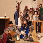 Krippenspiel mit dem Kinderchor Herz-Jesu: Ein Esel erlebt die Geburt des Herrn