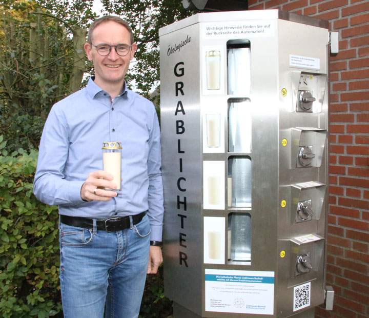 Der Gewinner des Nachhaltigkeitspreises auf dem Barloer Friedhof