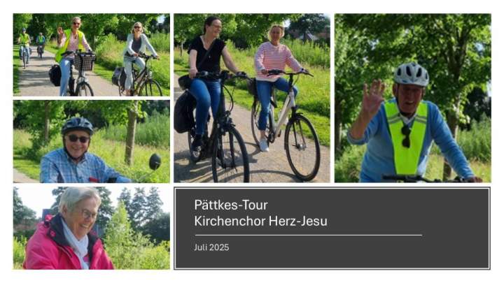 Sommerliche Pättkes-Tour mit dem Kirchenchor Herz-Jesu