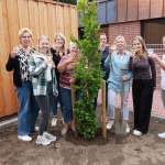 Baumpflanz-Challenge - Kita St. Paul hat eine Säulenbuche gepflanzt