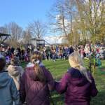 Palmweihe auf dem Spielplatz St. Helena