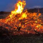 Osterfeuer in Barlo