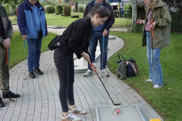 Einweihung neue Minigolfanlage