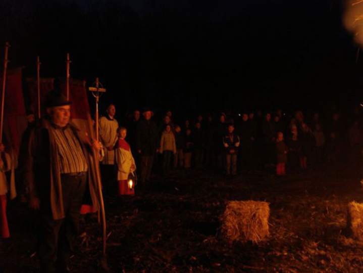 Osterfeuer in Barlo