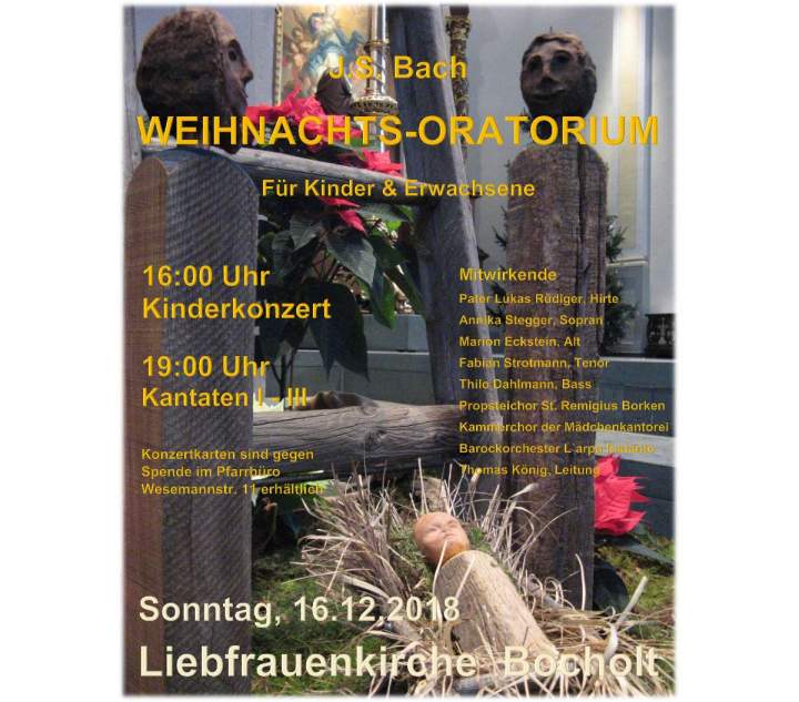 "Jauchzet, frohlocket" J.S.Bach: Weinachtsoratorium - extra für Kinder gestaltet